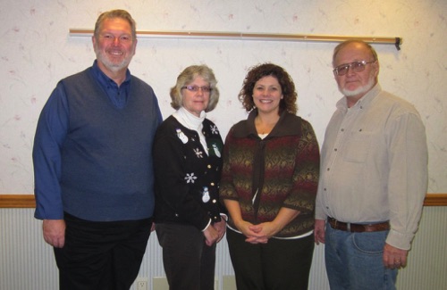 2010 Winner - Karin Martinez, an elementary teacher in the 1000 Islands School District. With her is Steve LeBlanc, , Carol Lawrence,  and Lynn Hunneyman.